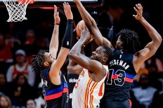 Un différentiel de +30 pour Cklint Capela (au centre) ! KEYSTONE/EPA/ERIK S. LESSER